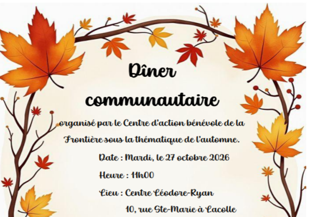 Dîner communautaire